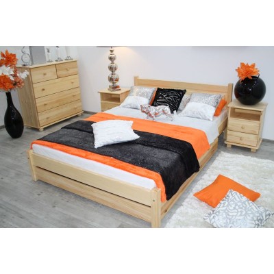 Dřevěná postel MD 15 80x200 cm borovice masiv