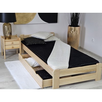 Dřevěná postel MD 01 80x200 cm borovice masiv