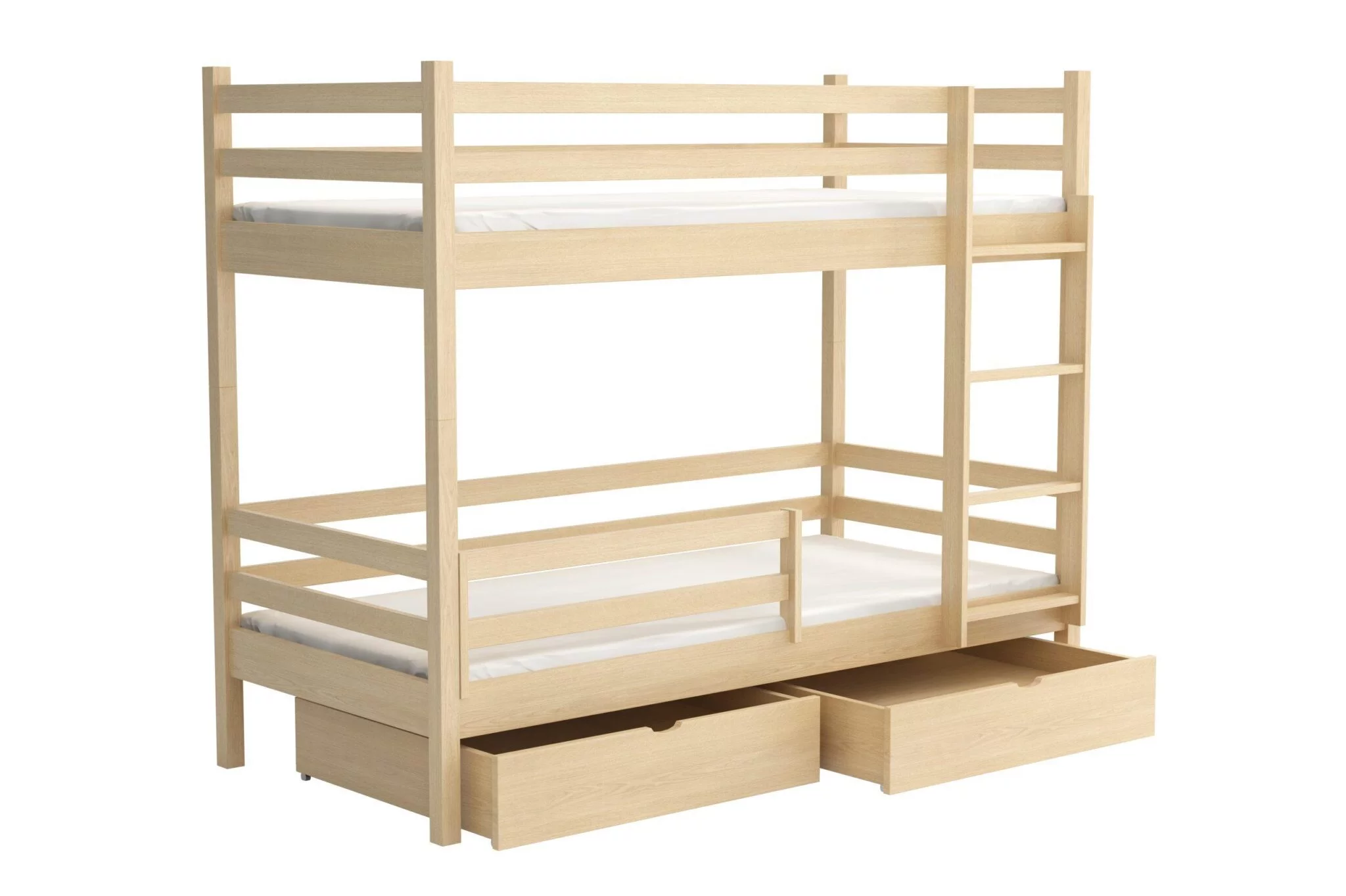 Patrová postel PAUL 008 90x200 cm borovice masiv