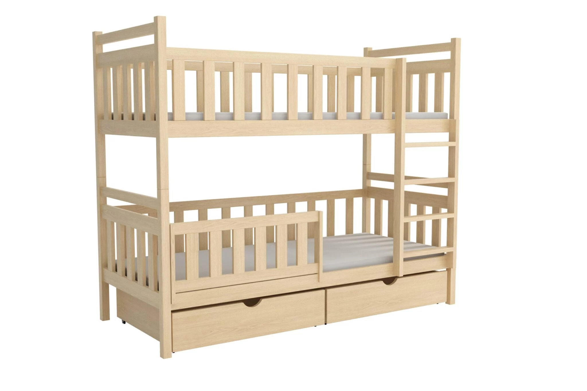 Patrová postel PAKO 009 80x180 cm  borovice masiv