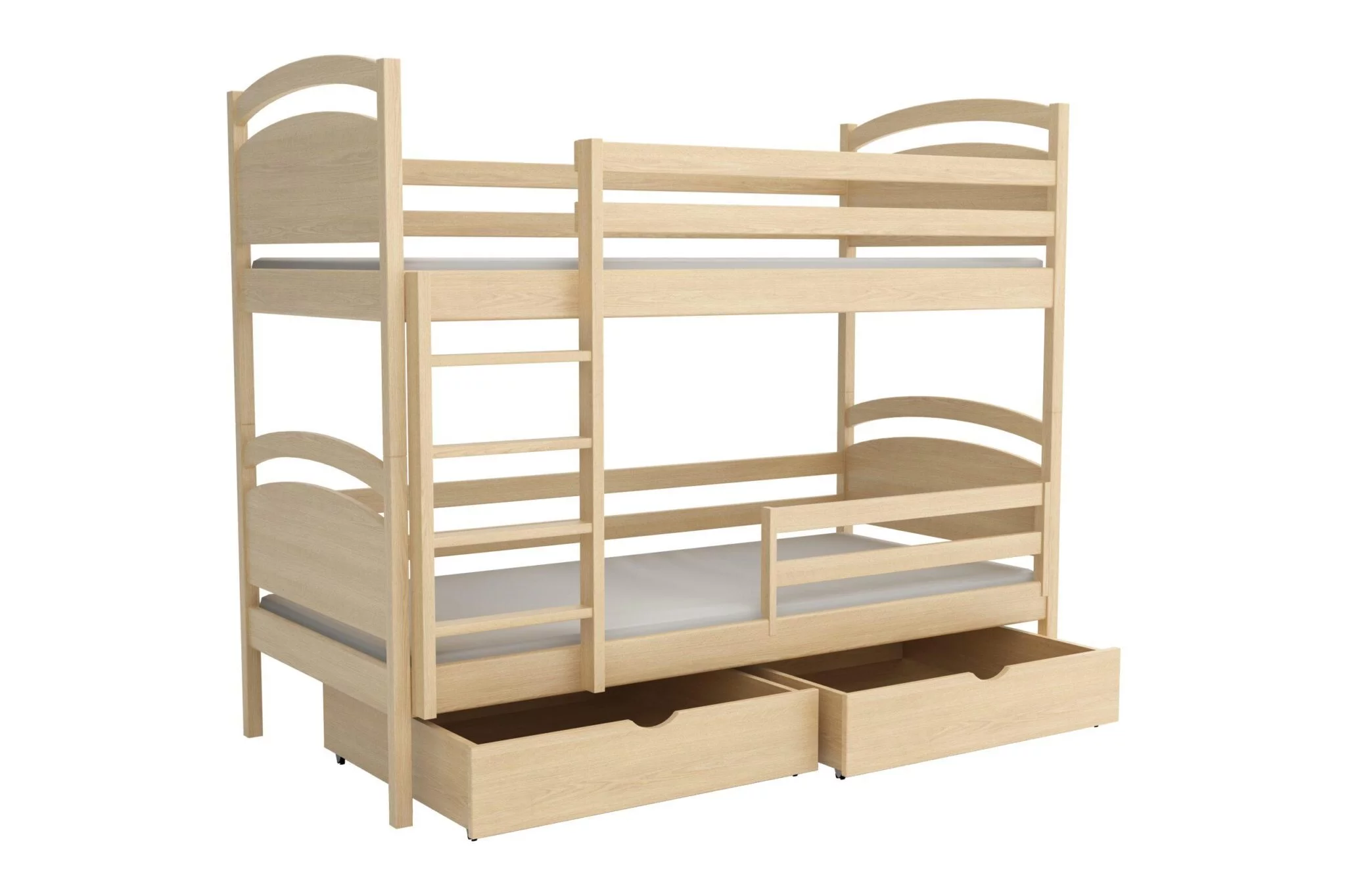 Patrová postel POKER 006 90x200 cm borovice masiv