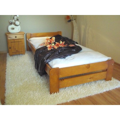 Dřevěná postel  MD 01 90x200 cm borovice masiv