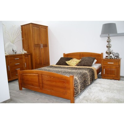 Dřevěná manželská postel  MD 13 160x200 cm borovice masiv 