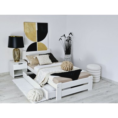 Dřevěná postel  MD 02 80x200 cm borovice masiv