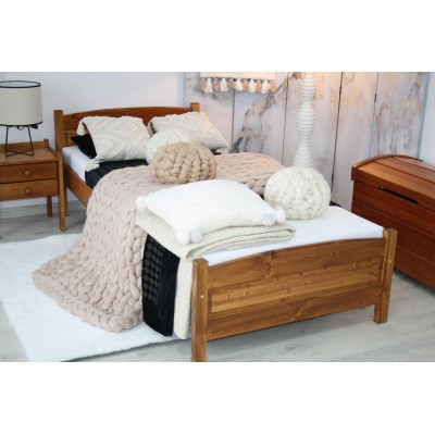 Dřevěná postel  MD 17 90x200 cm borovice masiv