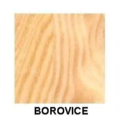 Noční stolek SN 104 borovice masiv-tvarovaná dvířka