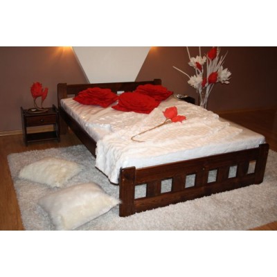 Dřevěná  postel  MD 18 90x200 cm borovice masiv 