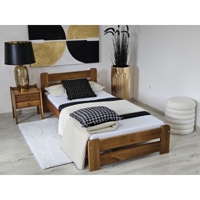 Dřevěná postel  MD 02 80x200 cm borovice masiv