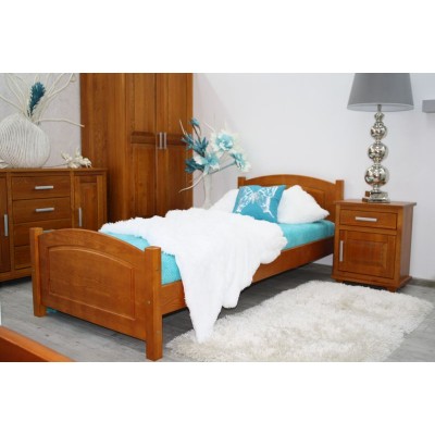 Dřevěná postel  MD 13 100x200 cm borovice masiv 