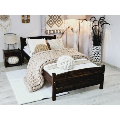 Dřevěná postel  MD 17 90x200 cm borovice masiv