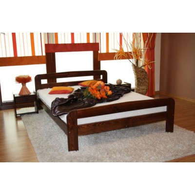 Dřevěná  postel  MD 19 90x200 cm borovice masiv 