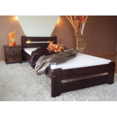 Dřevěná postel  MD 02 80x200 cm borovice masiv